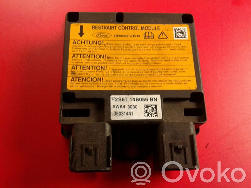 Ford Fiesta Module de contrôle airbag 