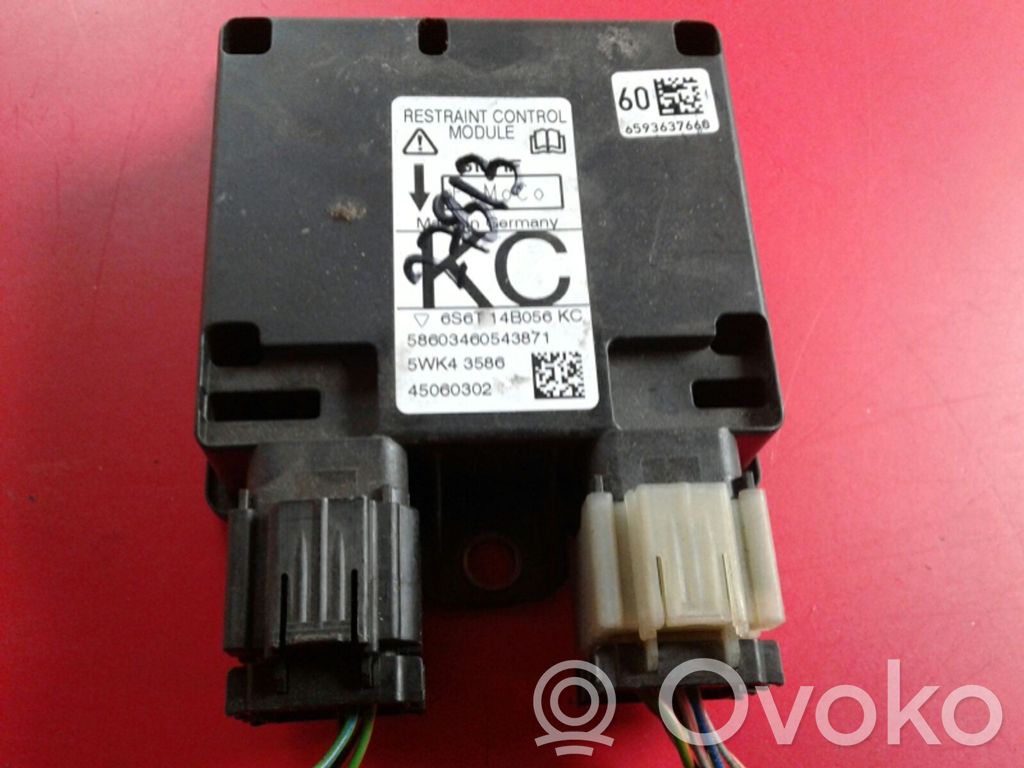 Airbag control unit/module   6S6T,14B056,5WK43586,KC