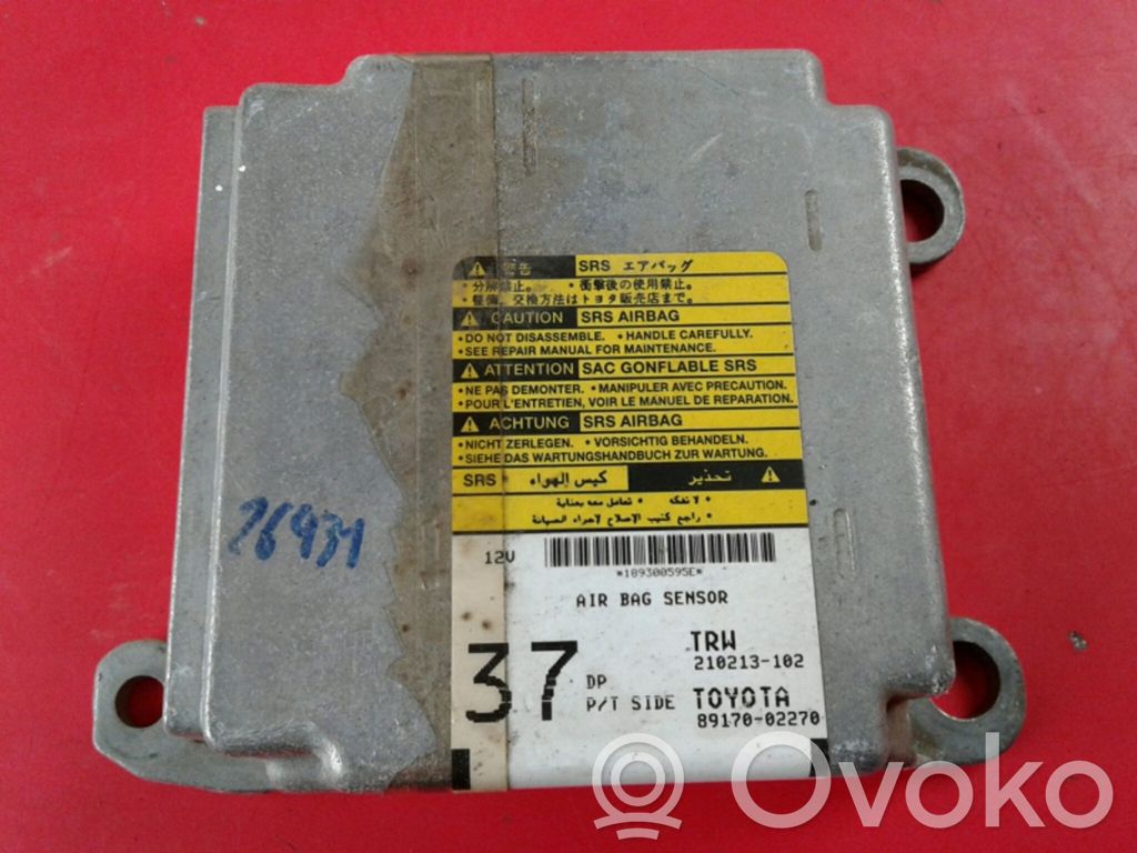 Airbag control unit/module   89170,02270,210213102