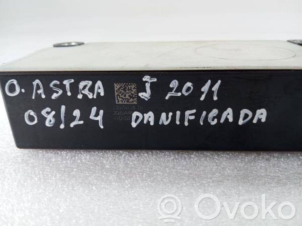 Opel Astra J Oro pagalvių valdymo blokas 