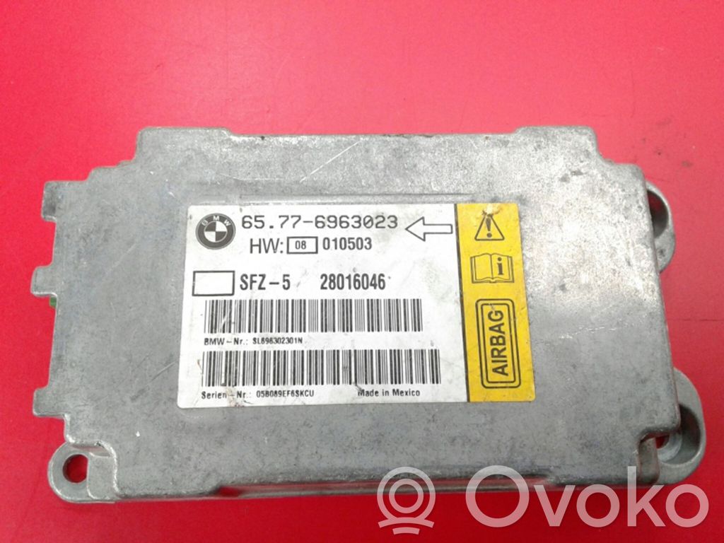 BMW 6 E63 E64 Unidad de control/módulo del Airbag 