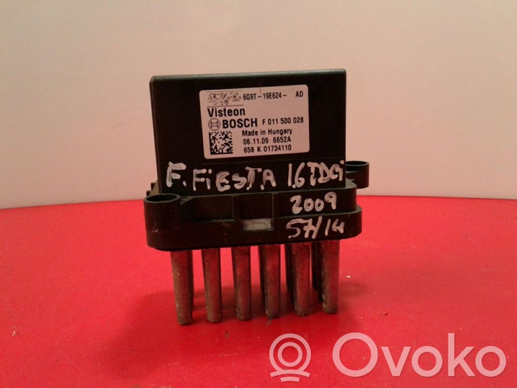 Ford Fiesta Heater blower fan relay 