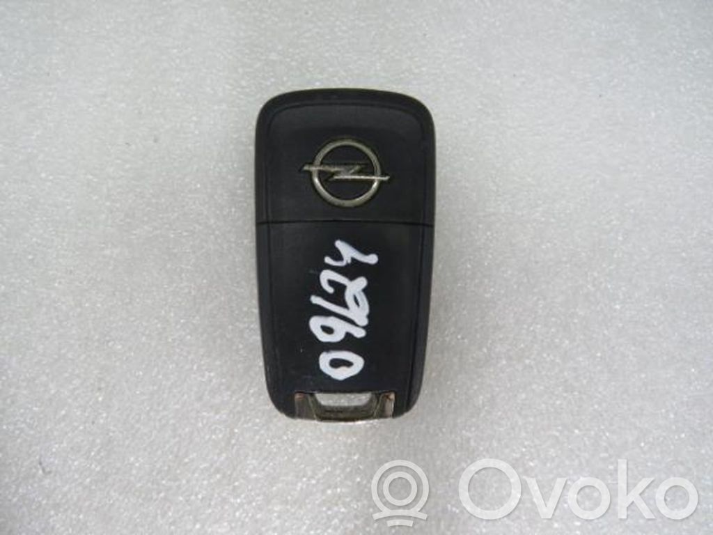 Opel Astra J Aizdedzes atslēga / karte 