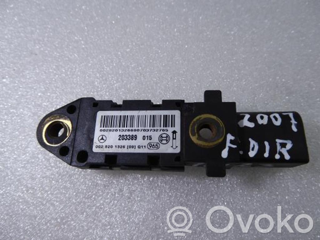 Mercedes-Benz E W211 Airbagsensor Crashsensor Drucksensor 