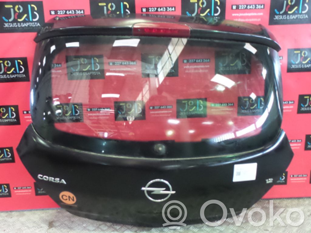 Opel Corsa D Tylna klapa bagażnika 