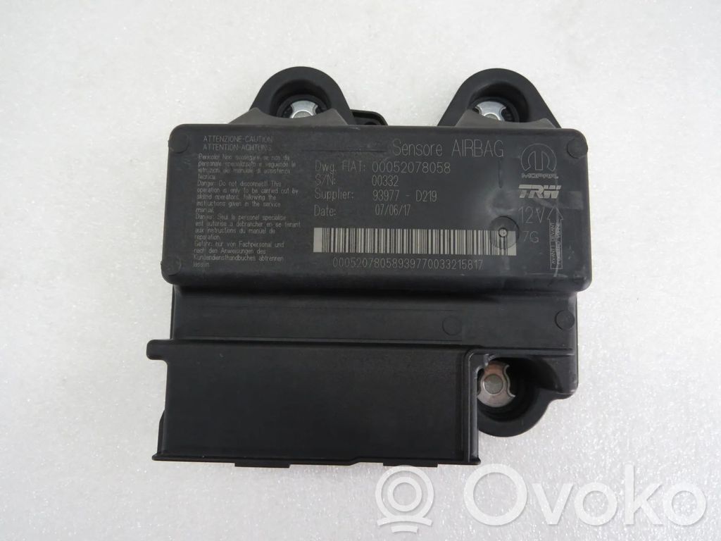 Fiat Tipo Airbag control unit/module 
