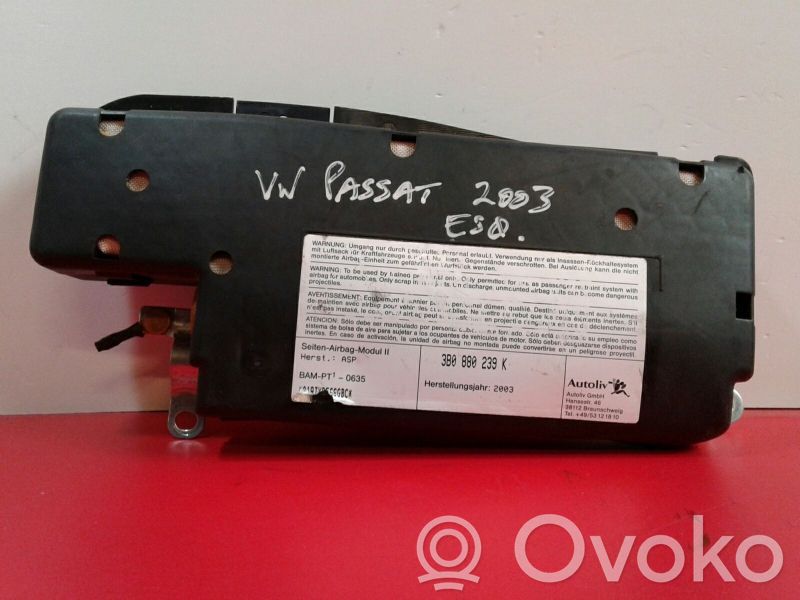 Volkswagen PASSAT B5.5 Seat airbag 
