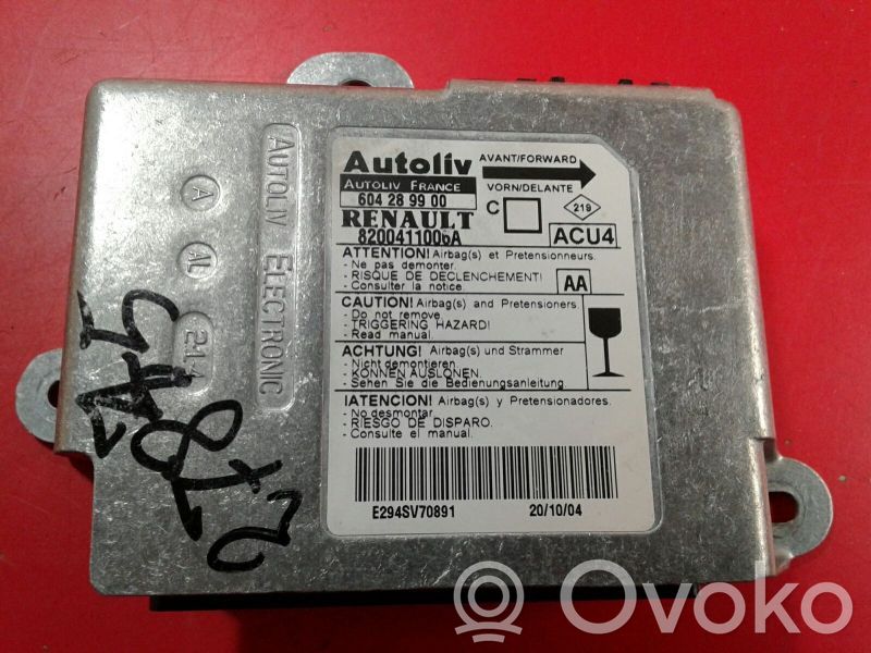 Airbag control unit/module   8200411006A
