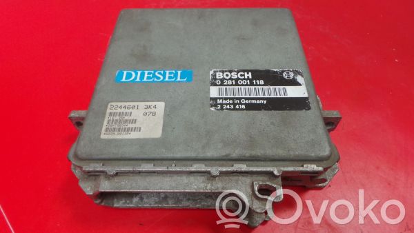 Engine control unit/module   M51,256T1,0281001118,22446013K4078,38023,BOSCH,D25