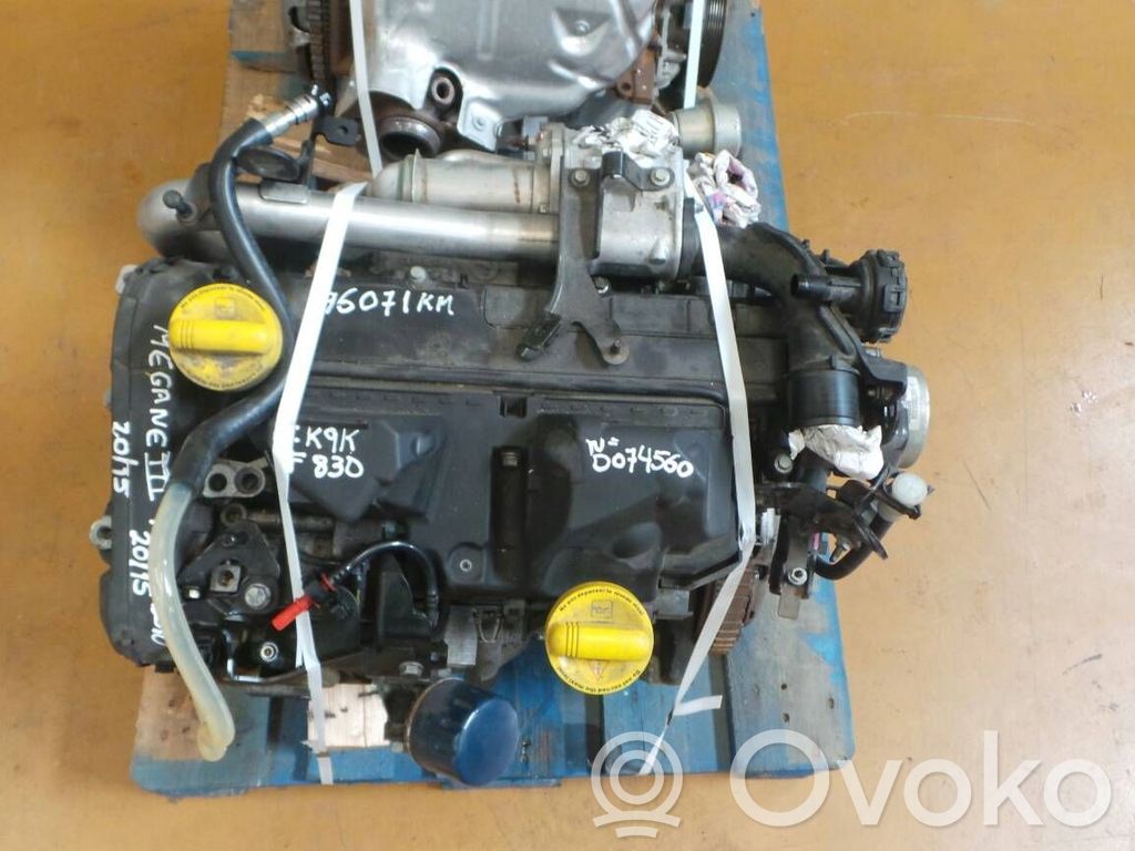 Engine   K9K,17416,830,96071KM,D074560,K9KF830