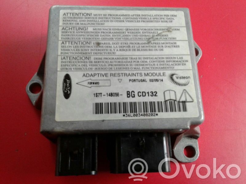 Airbag control unit/module   1S7T,14B056,BG