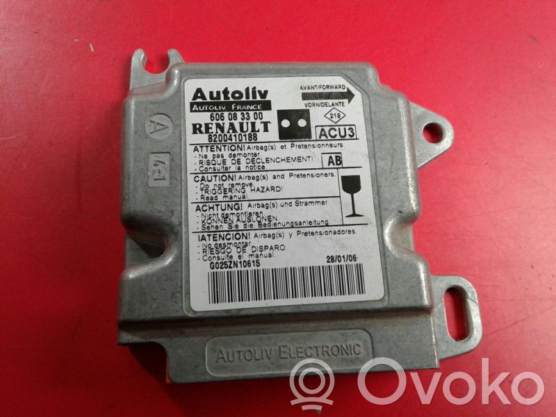 Renault Kangoo I Turvatyynyn ohjainlaite/moduuli 