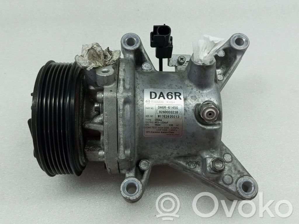 Ilmastointilaitteen kompressorin pumppu (A/C)   DA6R61450,92600D323B