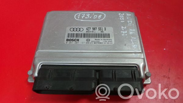 Engine control unit/module   4Z7,0261207137,173,36205,551,907,BOSCH