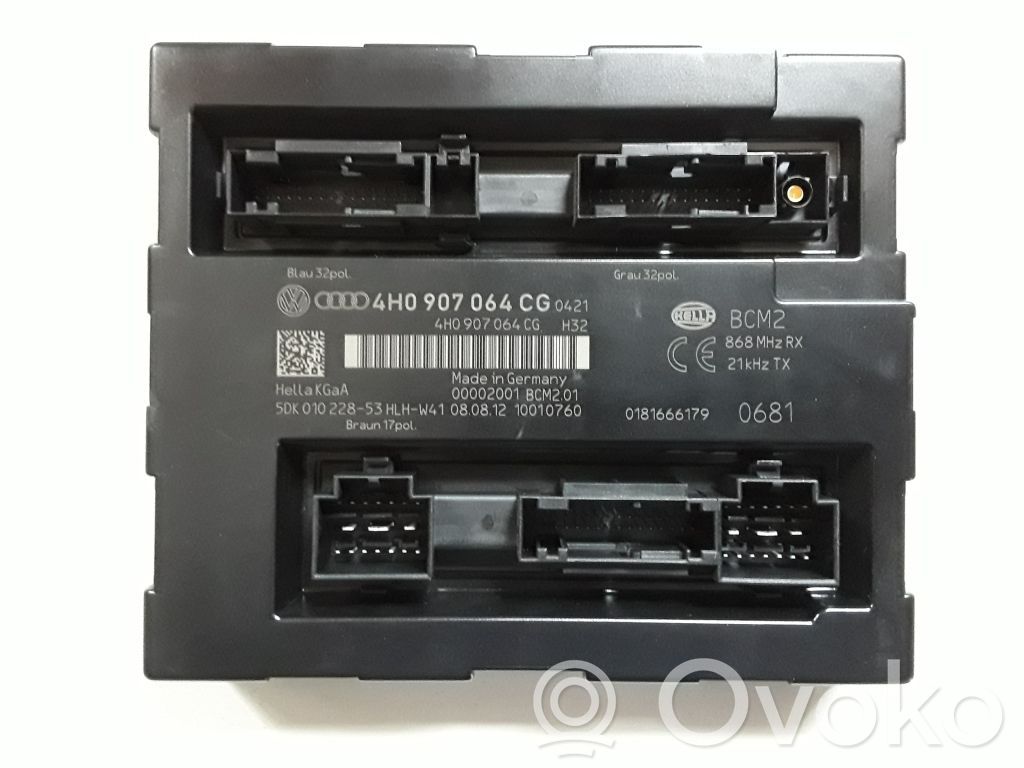 Audi A6 S6 C7 4G Comfort/convenience module 