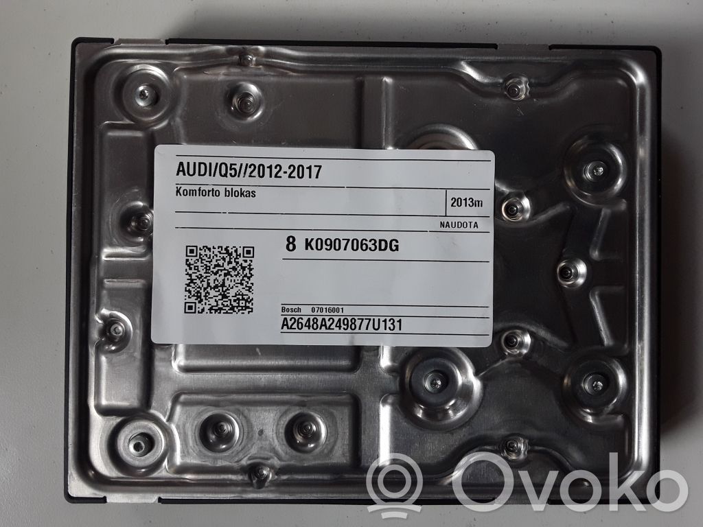Audi Q5 SQ5 8R Comfort/convenience module 