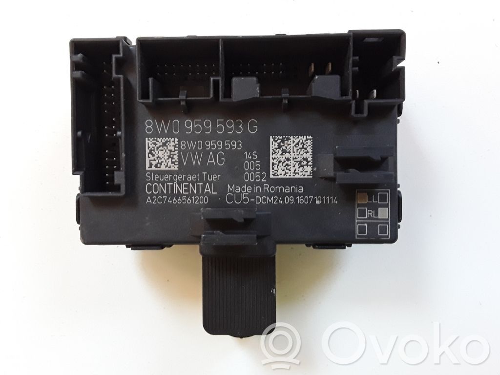 Audi A4 S4 B8 8K Door control unit/module 