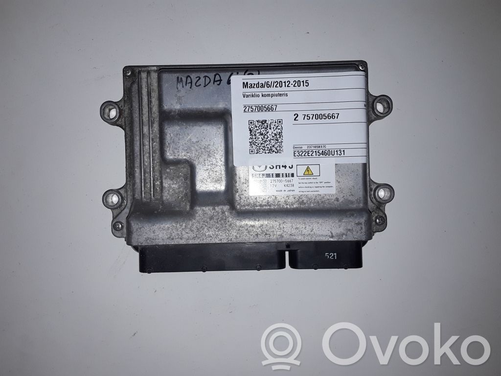 Mazda 6 Engine control unit/module 