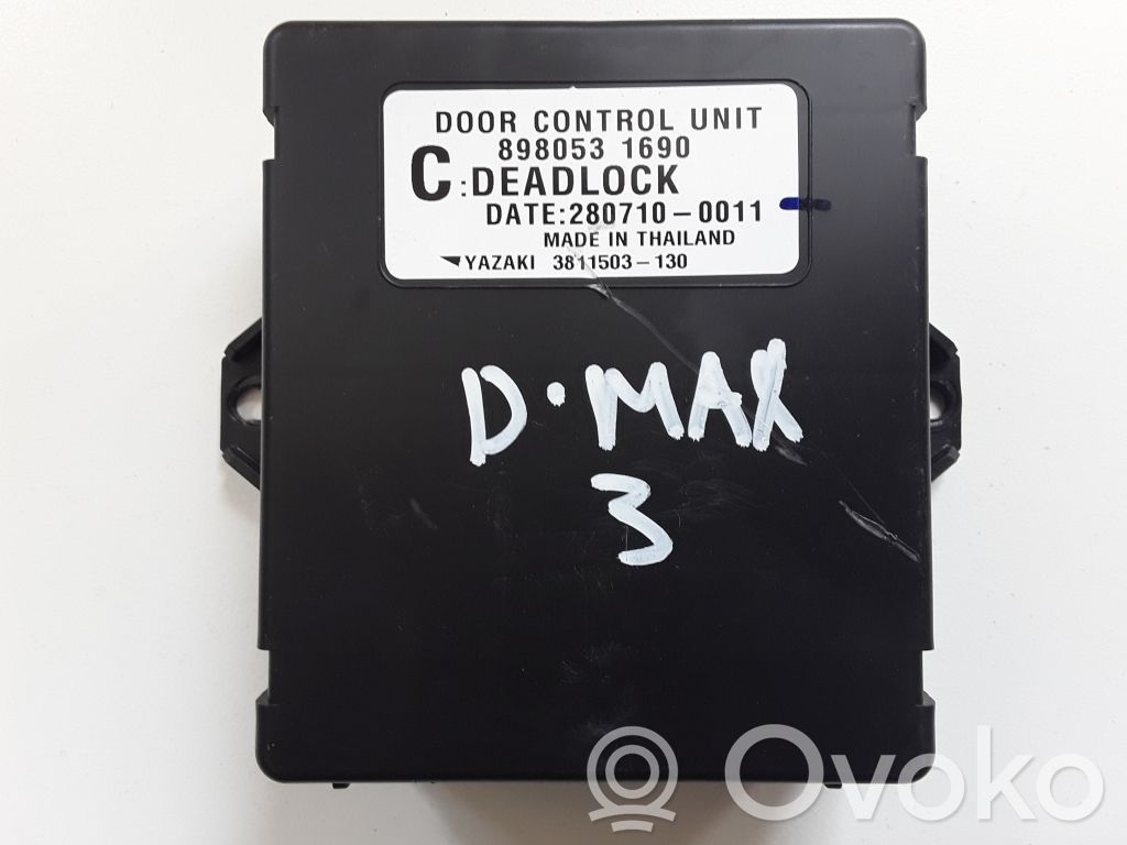 Isuzu D-Max Other control units/modules 