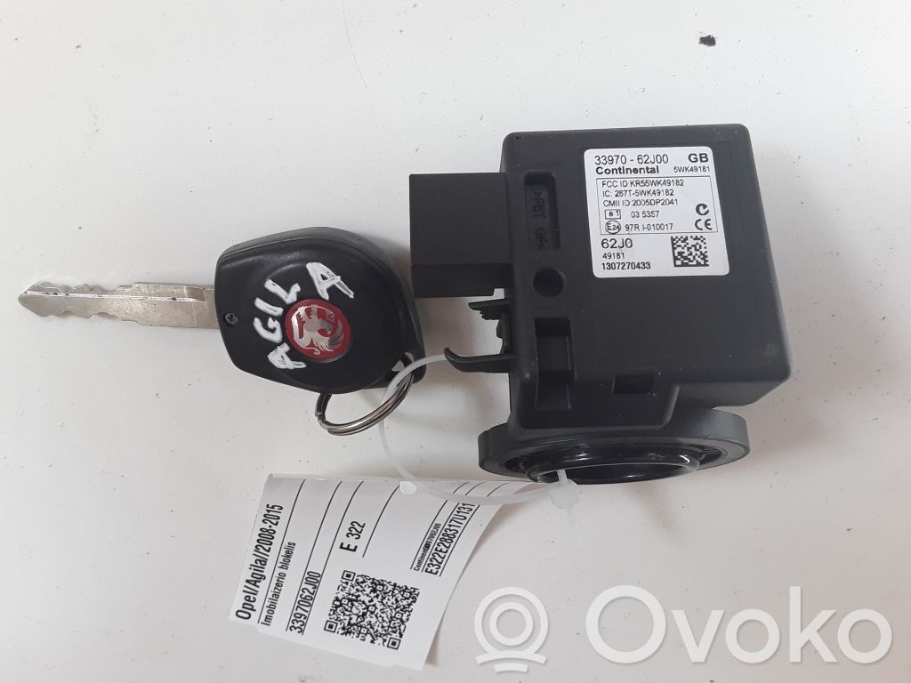 Opel Agila B Immobilizer control unit/module 