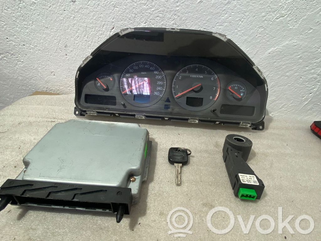 Volvo S80 Komputer / Sterownik ECU i komplet kluczy 