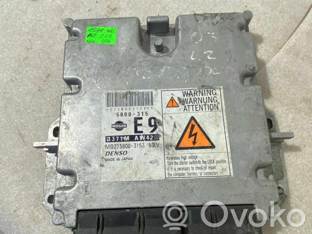 Nissan Primera Engine control unit/module 