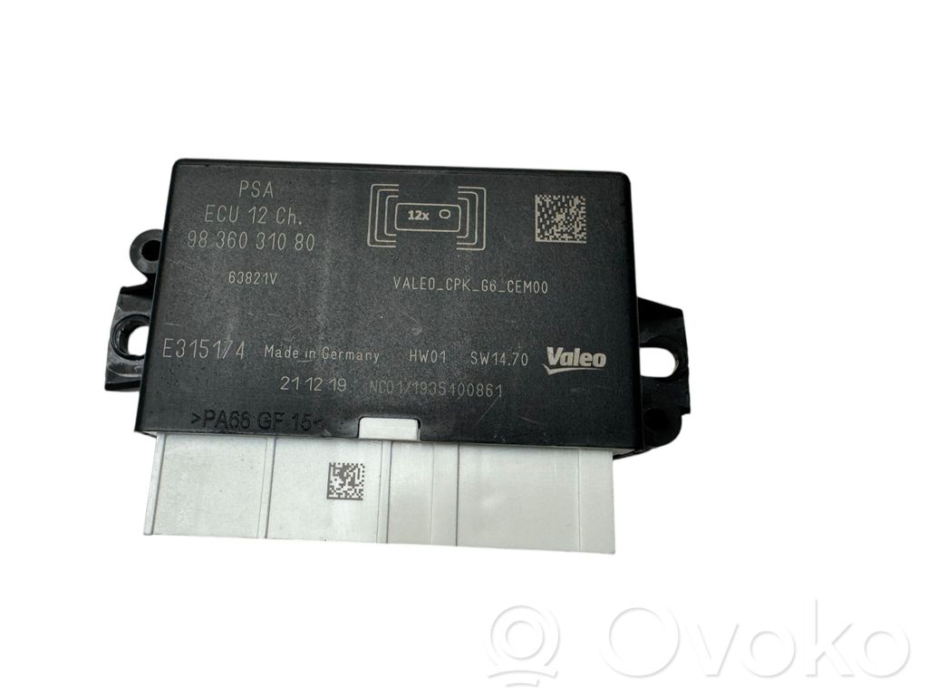 Peugeot Rifter Parking PDC control unit/module 