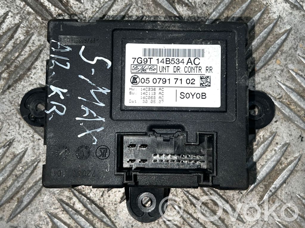 Unité de commande module de porte   0507917102,7G9T14B534AC