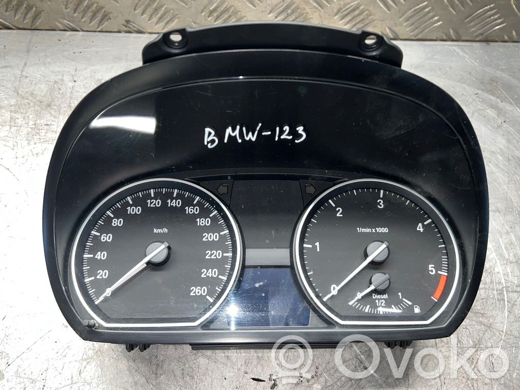 BMW 1 E82 E88 Spidometrs (instrumentu panelī) 