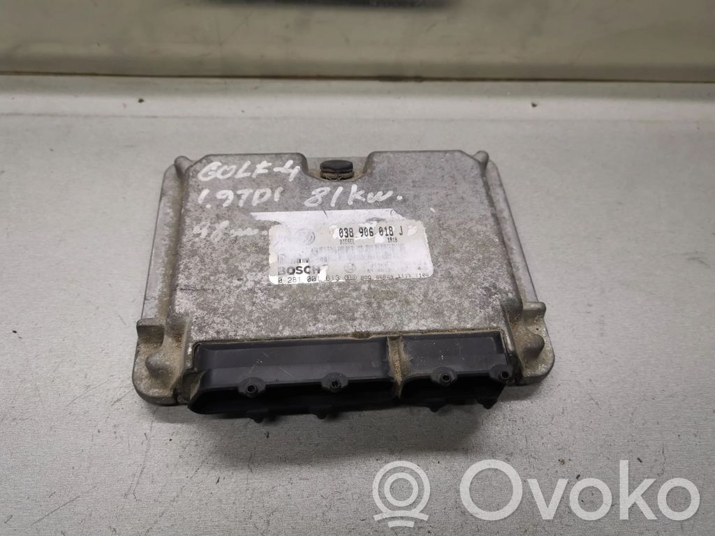 Engine control unit/module   038906018J,0281001613