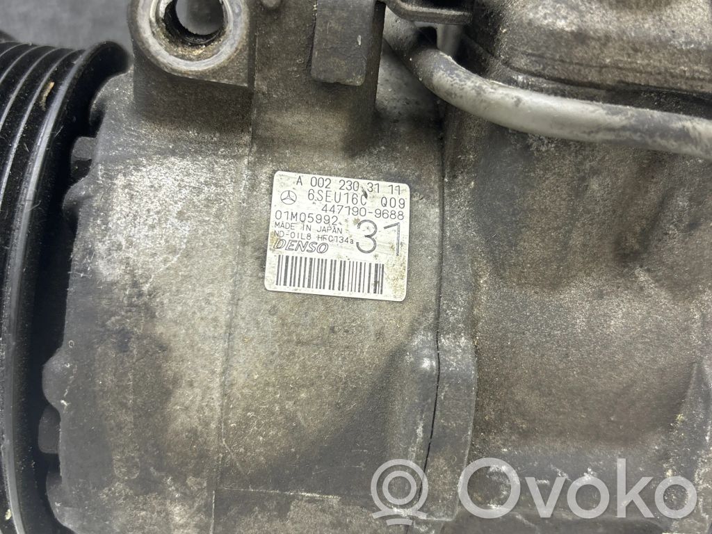 Mercedes-Benz E W212 Kompresor / Sprężarka klimatyzacji A/C 