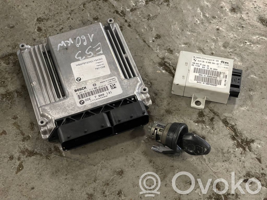 Engine ECU kit and lock set   7800131,7801028,171034068,0281011414