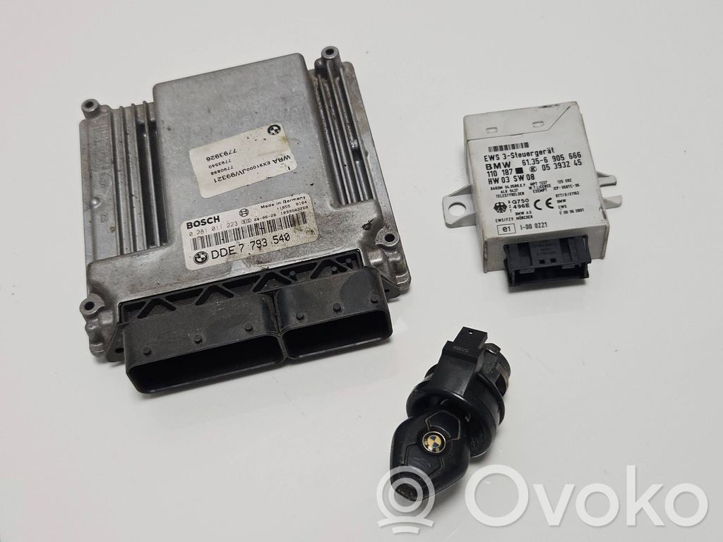 BMW 3 E46 Engine ECU kit and lock set 