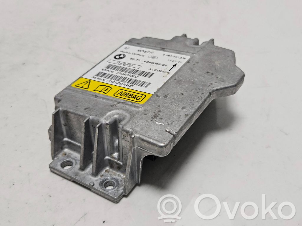 Unidad de control/módulo del Airbag   9240083,0285010258,ACSM2CM20,31924008301Z