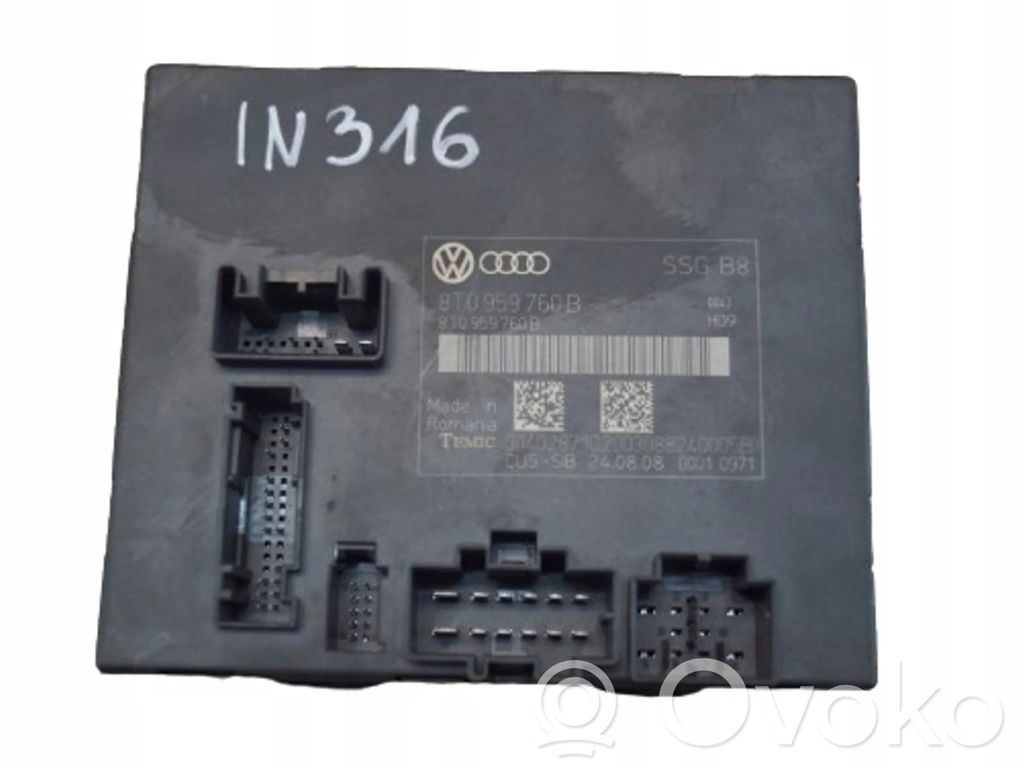 Audi A5 8T 8F Module de commande de siège 