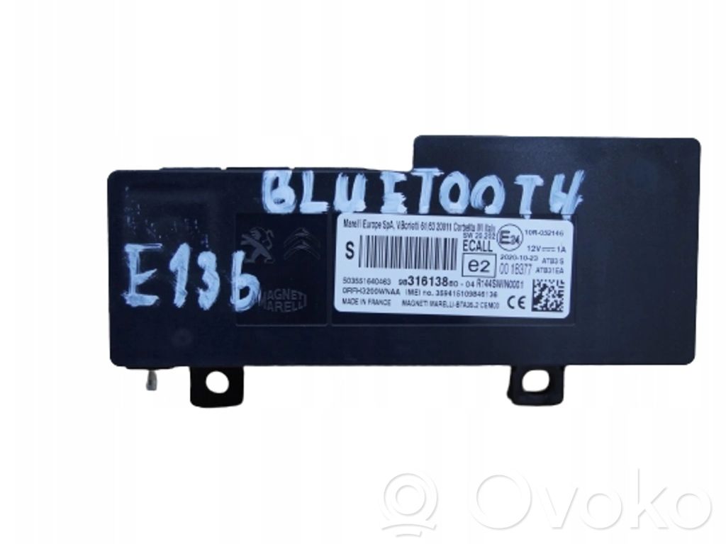 Opel Crossland X Bluetooth control unit module 