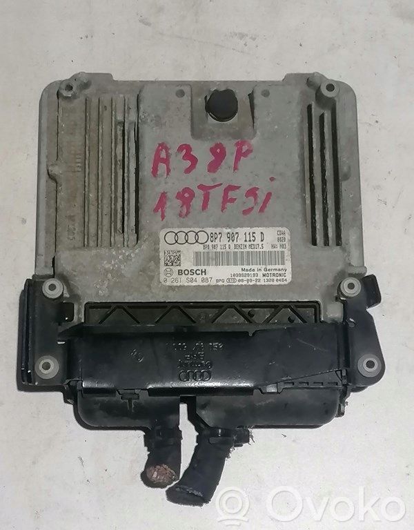 Engine control unit/module   8P7907115D,0261S04087