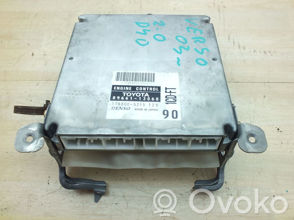 Toyota Corolla Verso E121 Engine control unit/module 