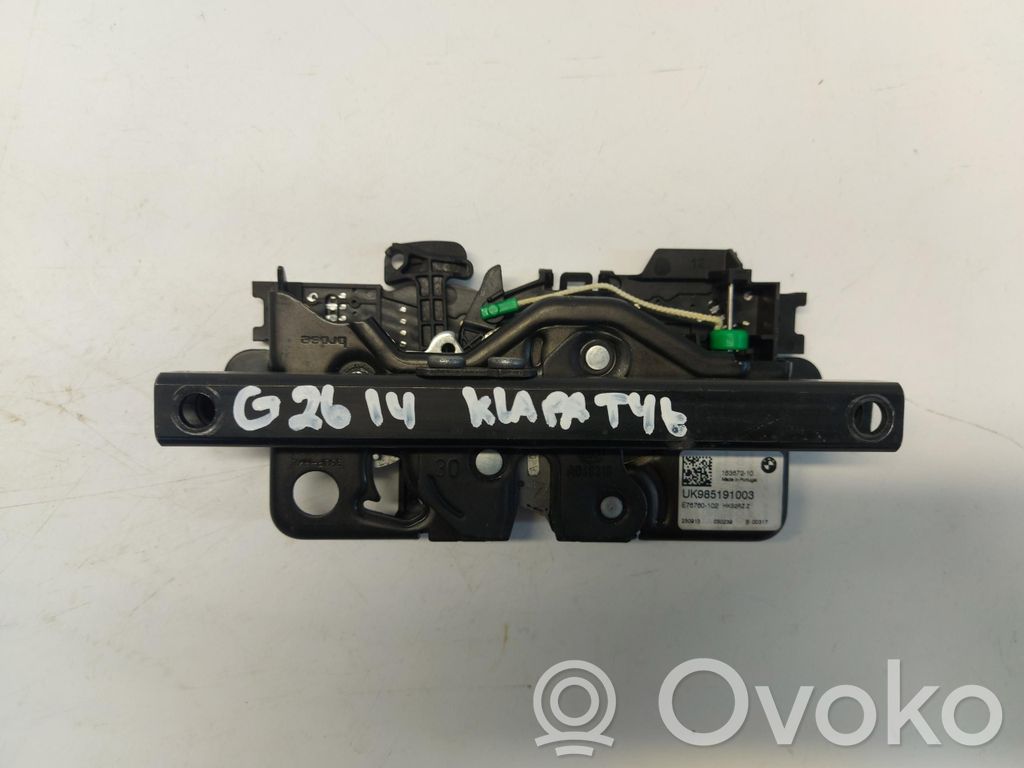 BMW 4 G22 G23 G24 G26 Tailgate/trunk/boot lock/catch/latch 