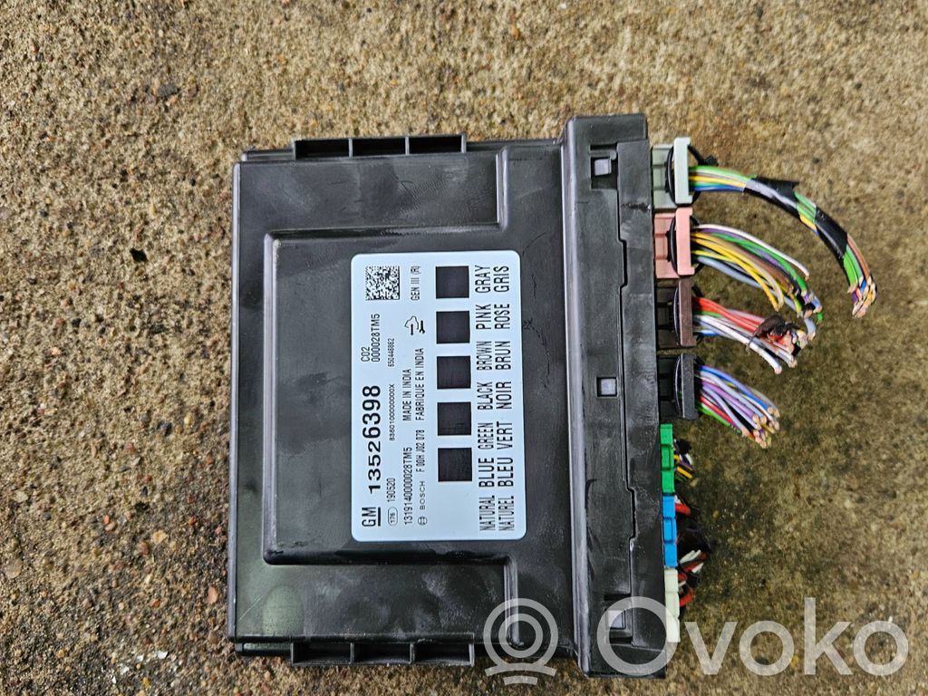 Opel Astra K Moduł / Sterownik komfortu 