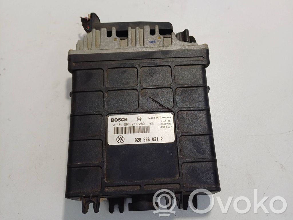Engine control unit/module   028906021P,0281001251,28SA2019,18S02799