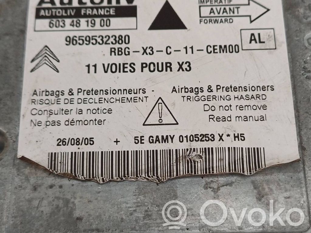 Airbag control unit/module   9659532380,603481900