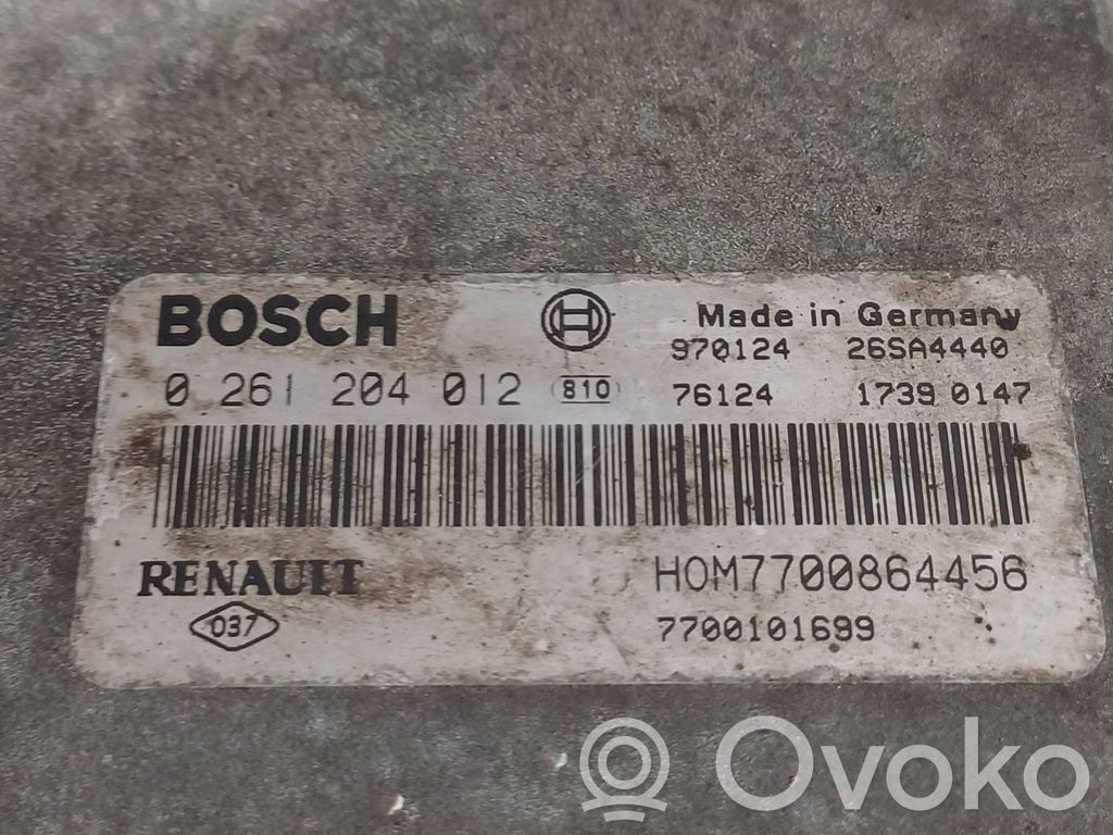 Engine control unit/module   0261204012,7700101699,038906012EL