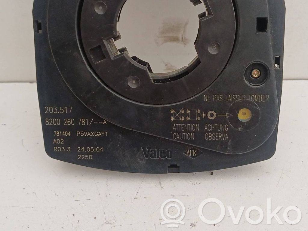 Sensor de ángulo de dirección   8200260781