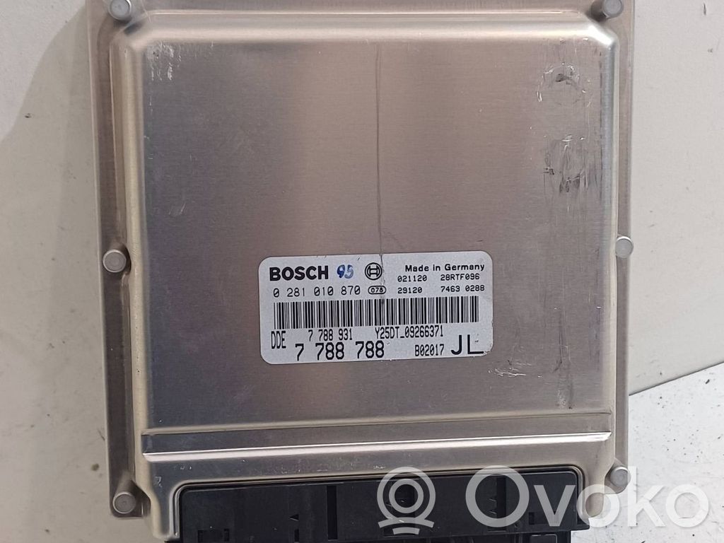 Engine control unit/module   0281010870,7788788