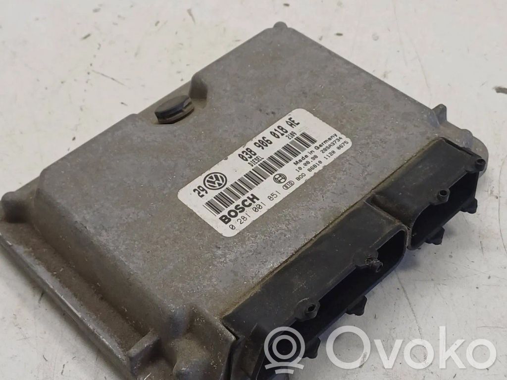 Engine control unit/module   038906018AE,28SA3734,0281001851