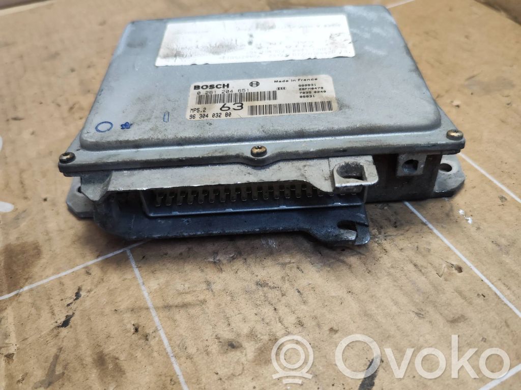 Engine control unit/module   9630403280,0261204651