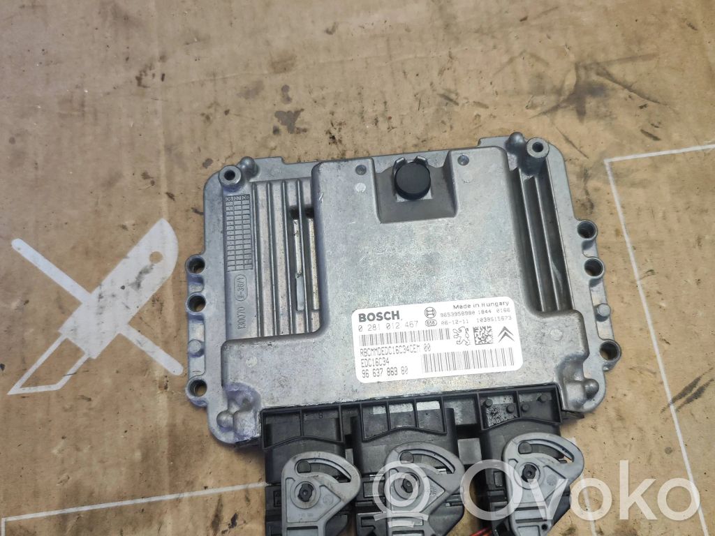 Peugeot 207 Engine control unit/module 