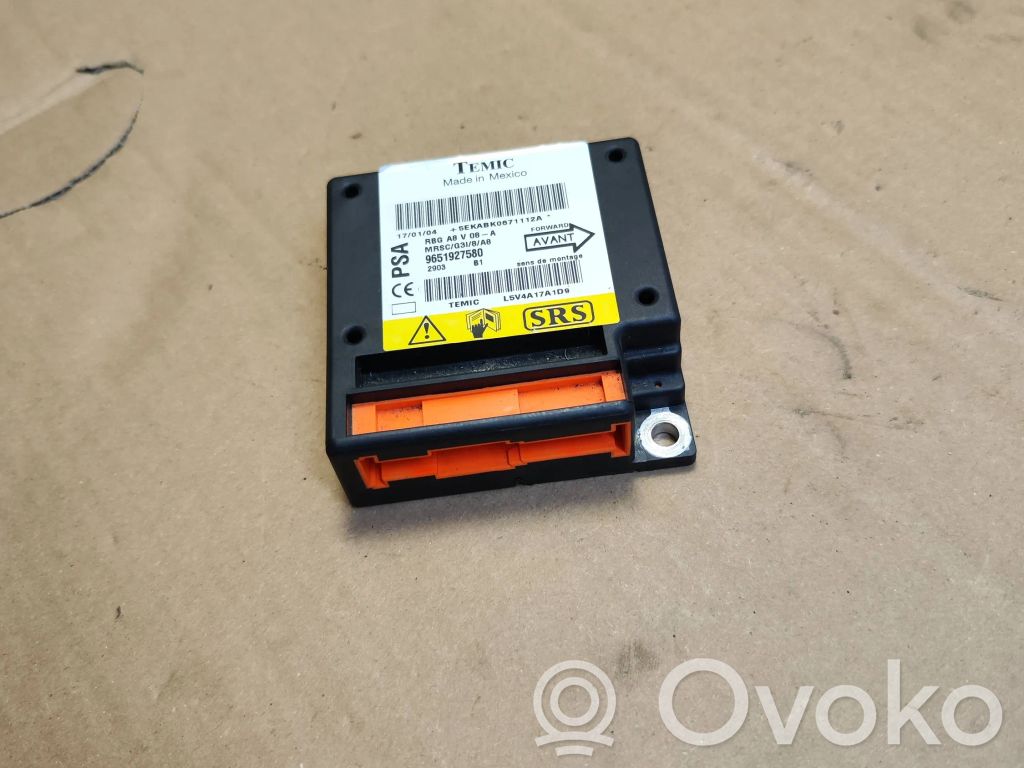 Airbag control unit/module   9651927580,5EKABK0671112A,L5V4A17A1D9