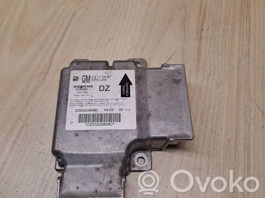Airbag control unit/module   13170587,330548650